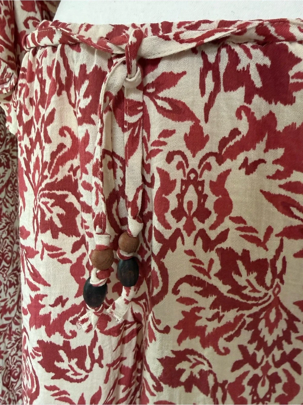 Zara Red and Cream Floral Relaxed Matching Set